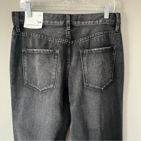 KanCan Size 11/29 Lynne Ultra High Rise Straight Leg Jeans Distressed Black NEW - Picture 11 of 14